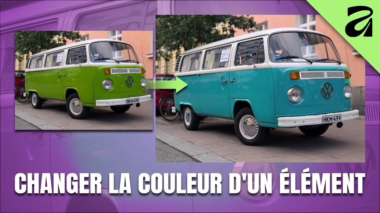 Comment changer la couleur d'un élément sur une photo avec Affinity