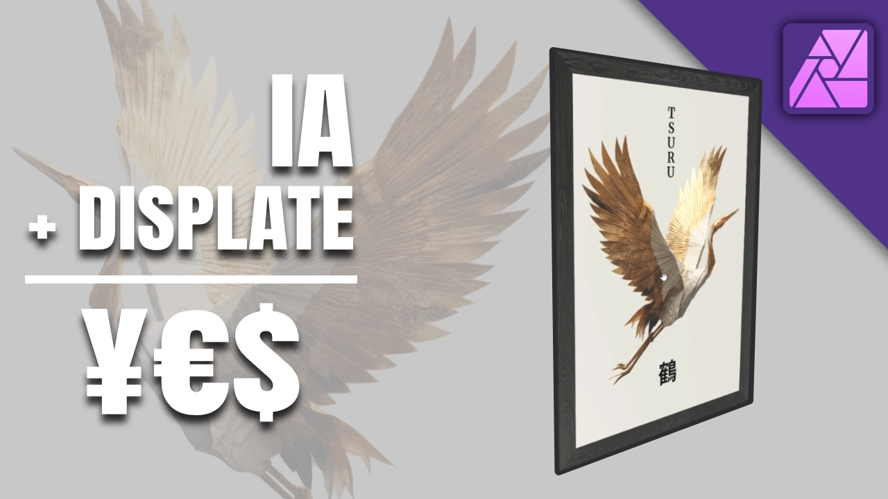 Vendre une image générée par IA sur Displate : le guide complet avec Affinity Photo et Upscale