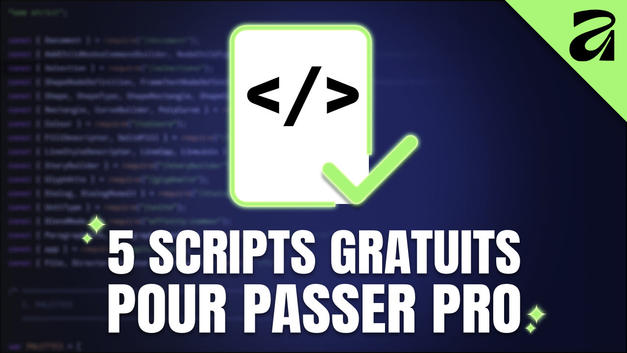 Des scripts gratuits pour Affinity et qui vont vous faire gagner du temps