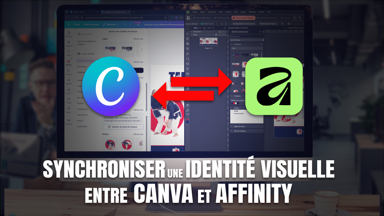 Identité visuelle Canva dans Affinity : guide complet pour débutants